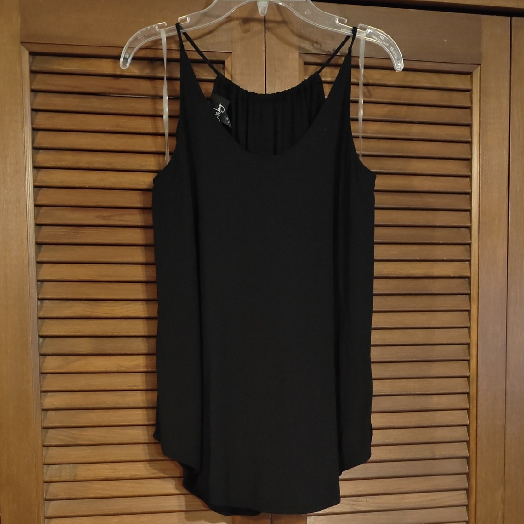 By & By Black Camisole Top